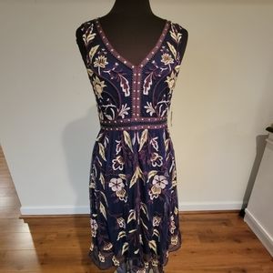 New Anthropologie Embroidered Dress
